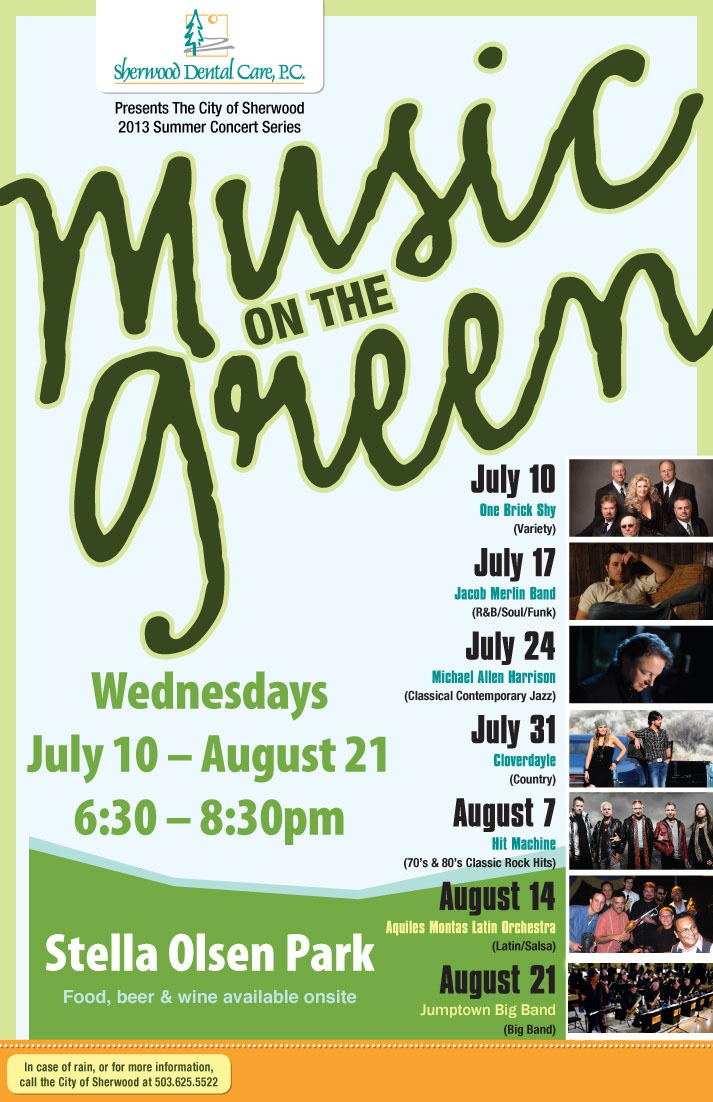 August 21, 2013 – Sherwood Music On The Green